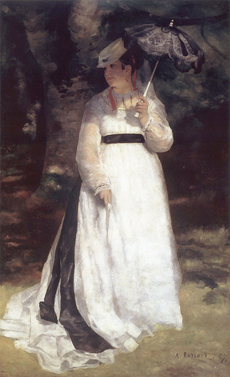 Pierre-Auguste Renoir - Lise con sombrero 