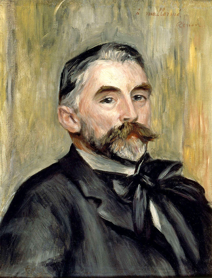 Pierre-Auguste Renoir - Retrato de Stéphane Mallarmé 