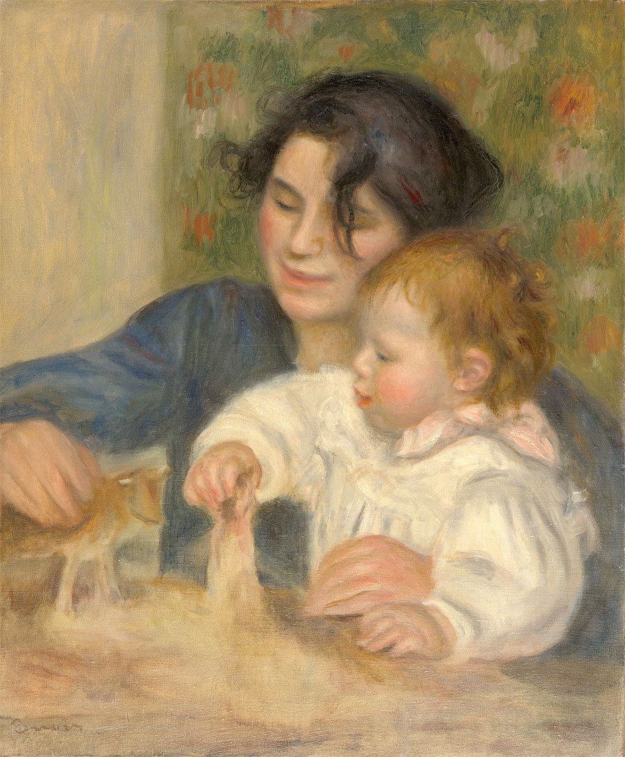 Pierre-Auguste Renoir - Gabrielle y Jean 