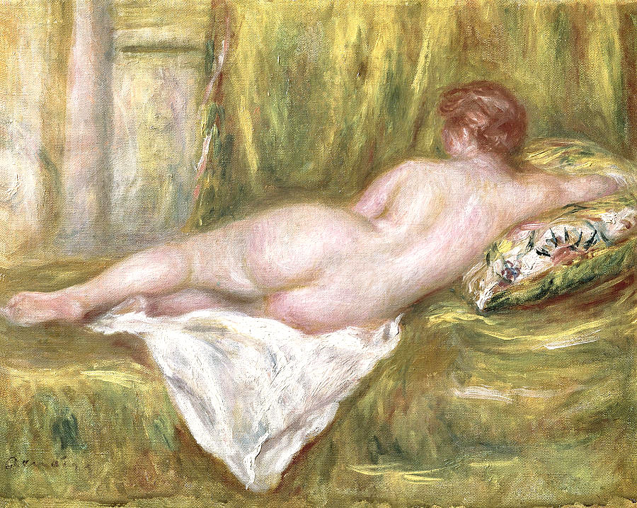 Pierre-Auguste Renoir - Desnudo femenino visto de espaldas 