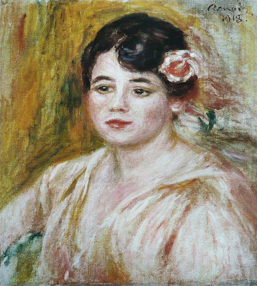 Pierre-Auguste Renoir - Retrato de Adéle Besson 