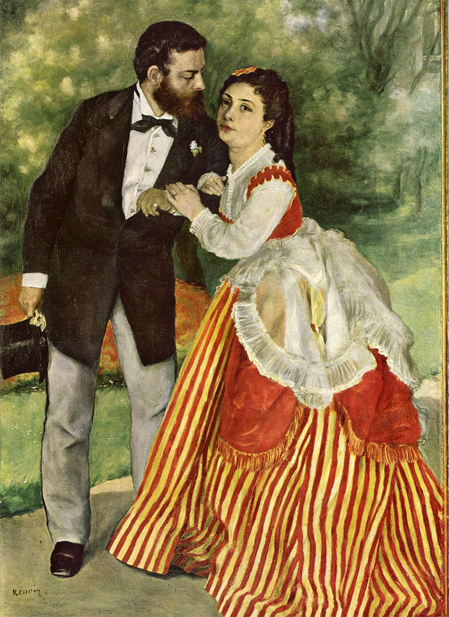 Pierre-Auguste Renoir - Sisley y su mujer 