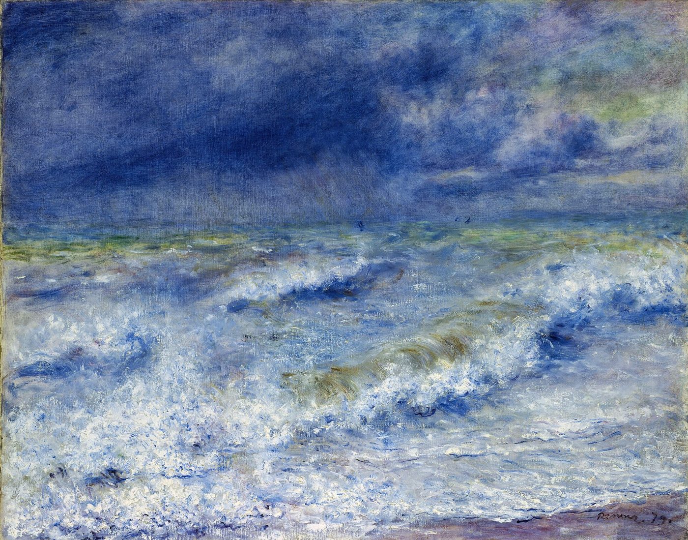 Paisaje marino – Pierre-Auguste Renoir, 1879, Impresionismo