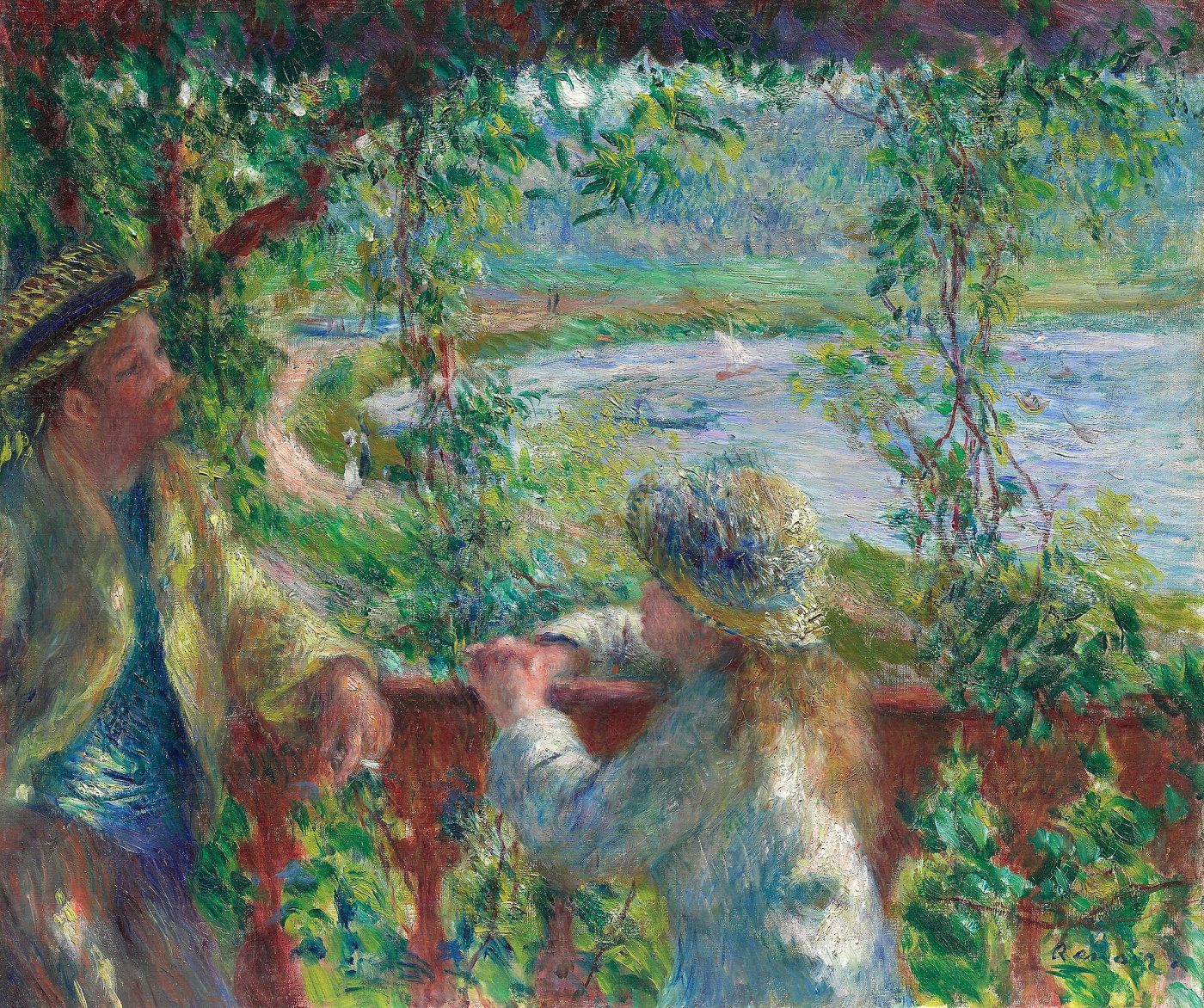Cerca del lago – Pierre-Auguste Renoir, 1879-80, Impresionismo