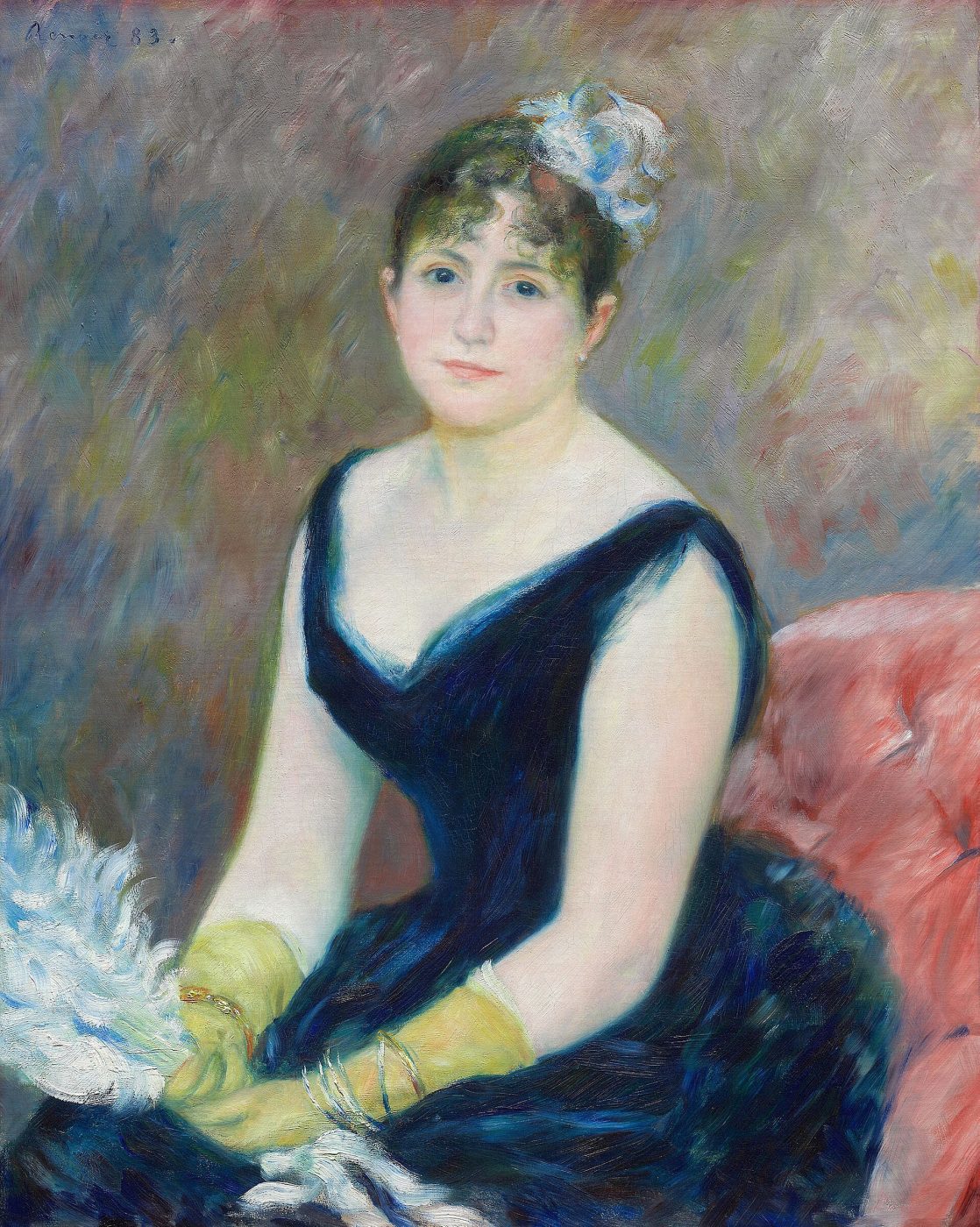 Madame Léon Clapisson – Pierre-Auguste Renoir, 1883, Impresionismo