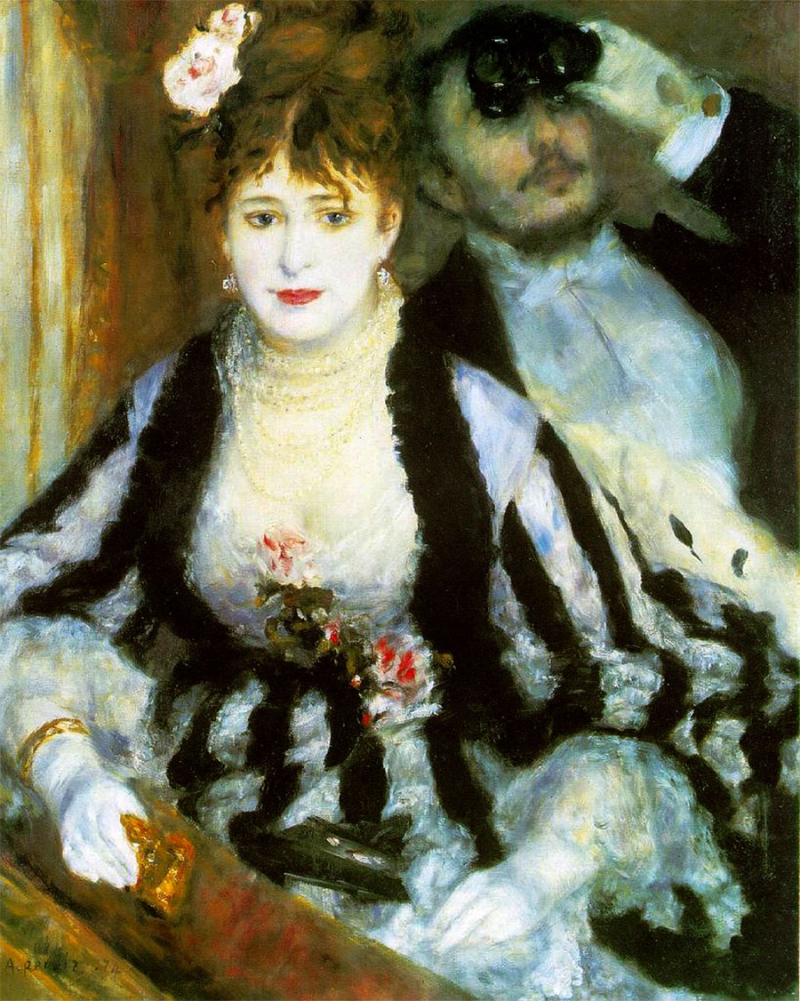 Pierre-Auguste Renoir - El palco 