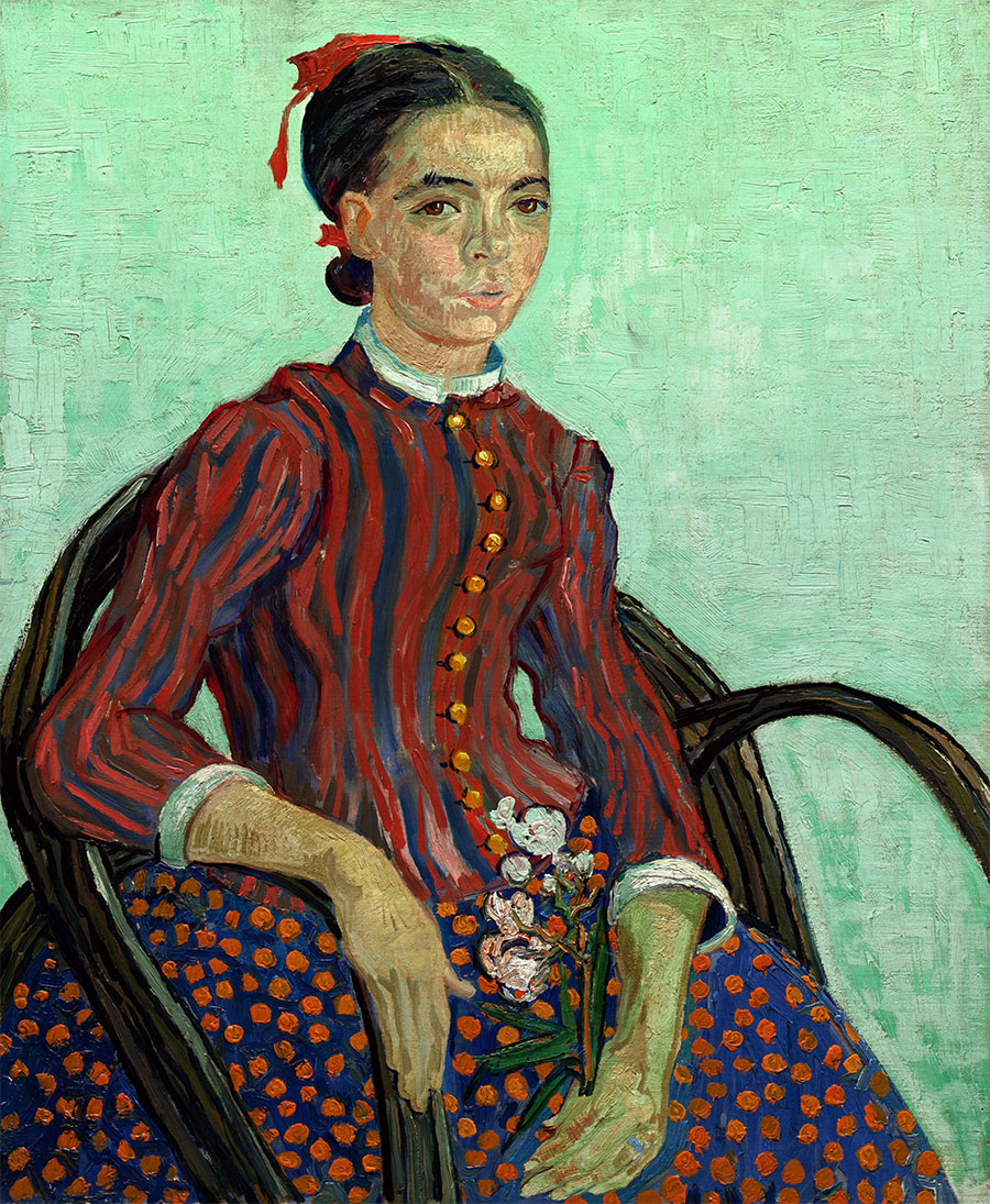 Vincent van Gogh - La Mousmé sentada 