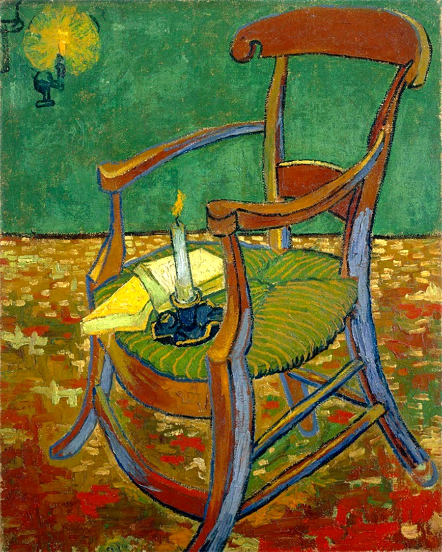 Vincent van Gogh - La silla de Gauguin 