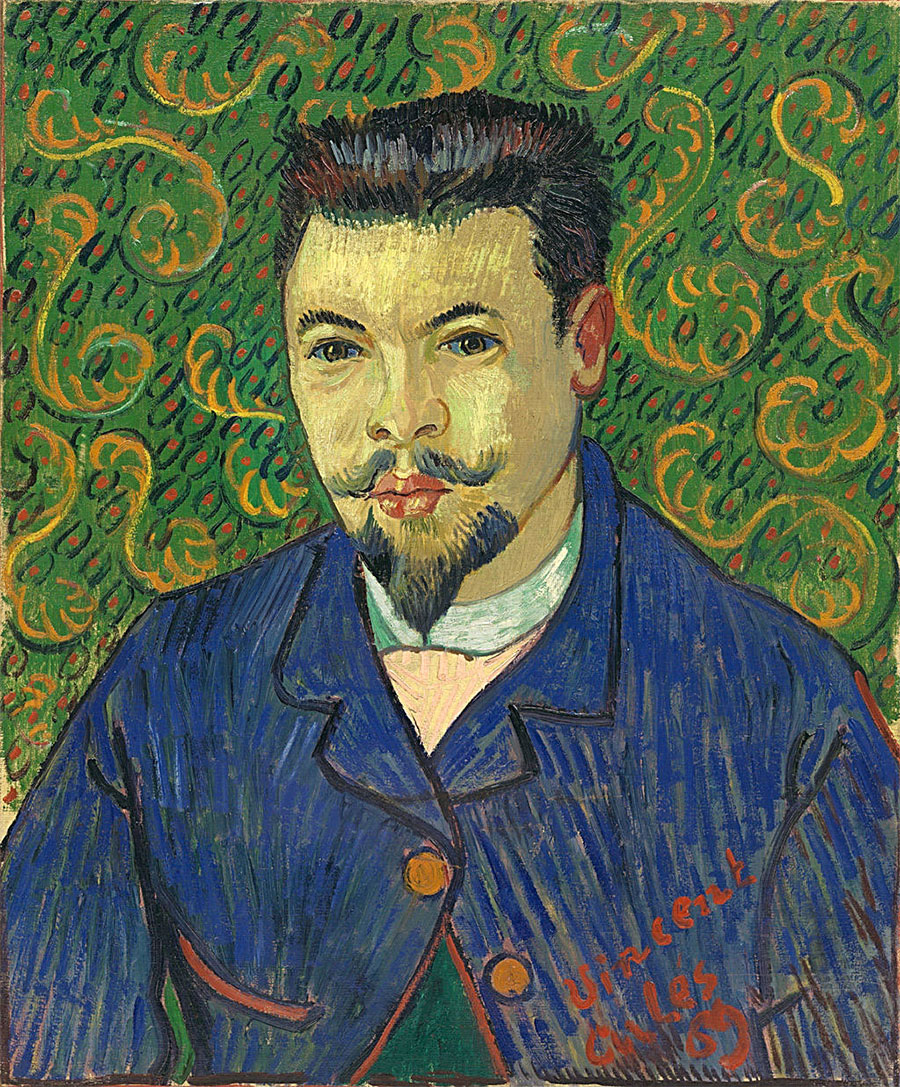 Vincent van Gogh - Retrato del doctor Rey 