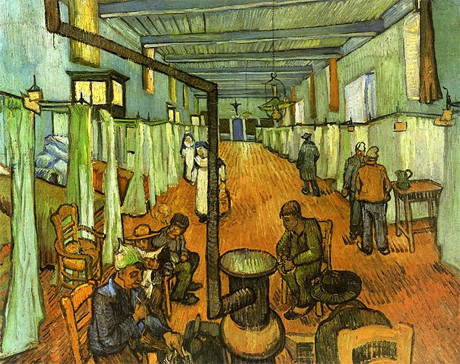 Vincent van Gogh - El dormitorio de Saint-Paul 