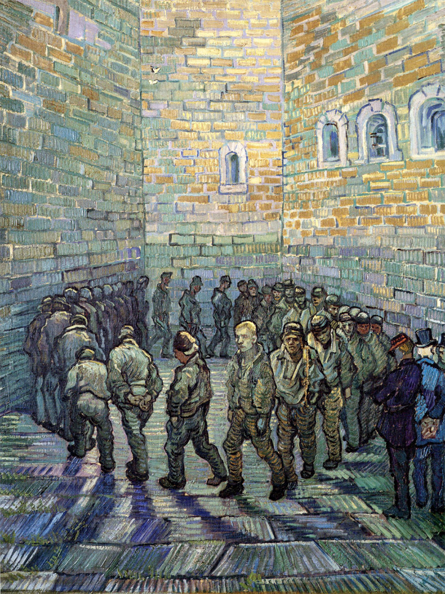 Vincent van Gogh - La ronda de los presos 
