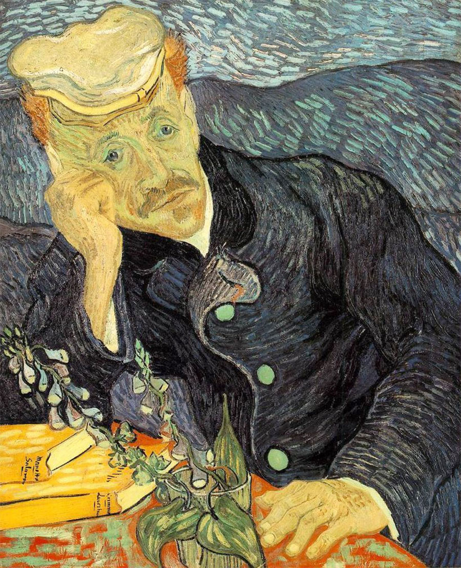 Vincent van Gogh - Retrato del doctor Gachet 