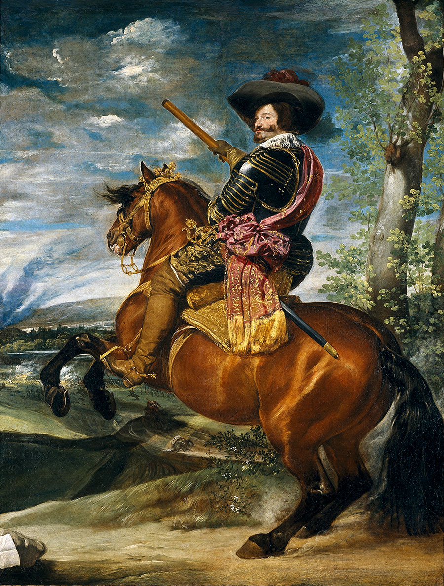 Diego Velázquez - Retrato ecuestre del conde-duque de Olivares 