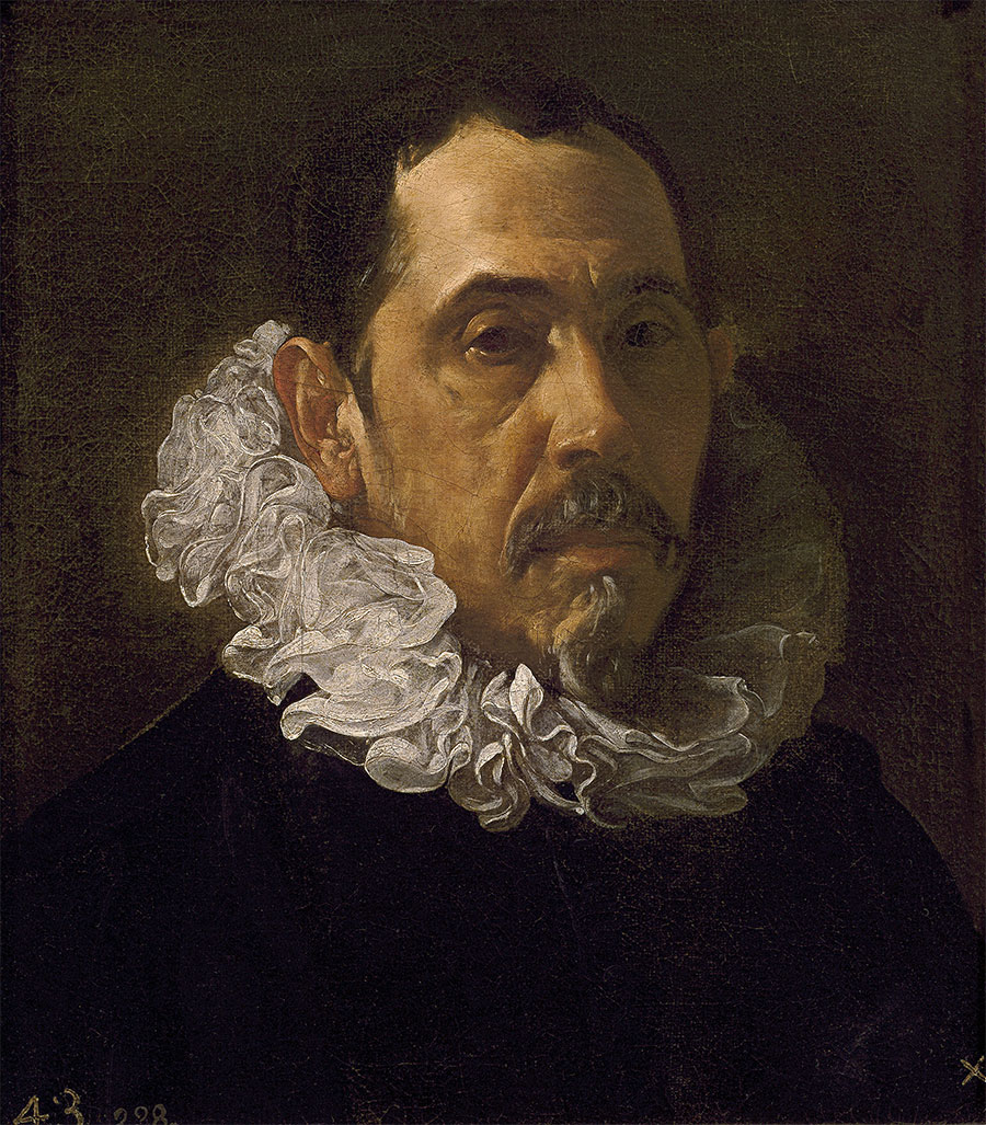 Diego Velázquez - Retrato de hombre (¿Francisco Pacheco?) 