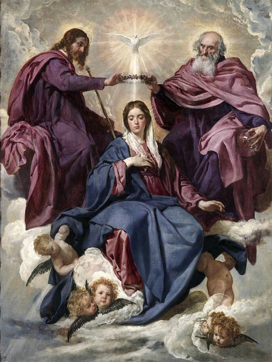 Diego Velázquez - La Coronación de la Virgen 