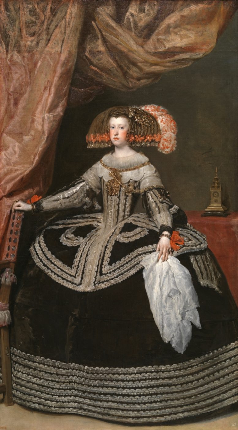 La reina Mariana de Austria – Diego Velázquez, 1652-1653, Barroco